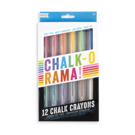 Ooly Chalk-O-Rama Dust Free Chalk Sticks 12 by Ooly