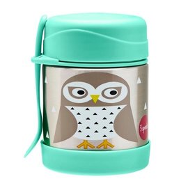 3 Sprouts 3 Sprouts Owl Stainless Steel Insulated Food Jar