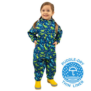 Jan & Jul by Twinklebelle Dinoland Puddle-Dry Waterproof Play Suit by Jan & Jul