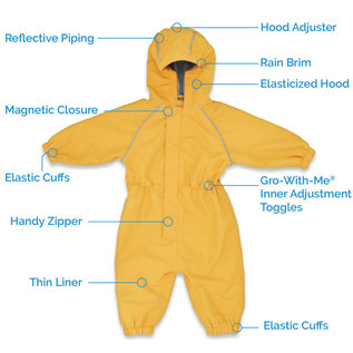 Jan & Jul by Twinklebelle Terrazzo Puddle-Dry Waterproof Play Suit by Jan & Jul