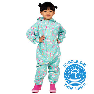 Jan & Jul by Twinklebelle Unicorn Puddle-Dry Waterproof Play Suit by Jan & Jul