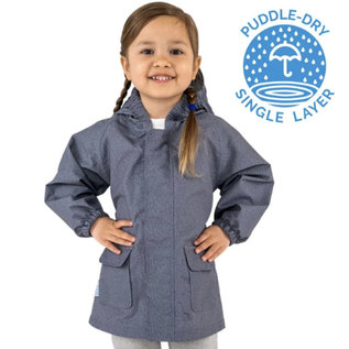 Jan & Jul by Twinklebelle Puddle-Dry Rain Jacket Heather Grey by Jan & Jul