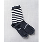 Lamington Slate Print Merino Wool Crew Length Socks