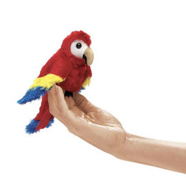 Folkmanis Puppets Mini Scarlet Macaw Finger Puppet by Folkmanis