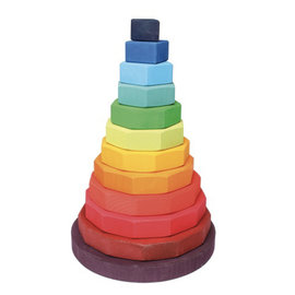 Grimms Large Geometrical Wooden Stacker by Grimms