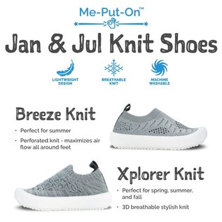 Jan & Jul by Twinklebelle Indigo Xplorer Knit Shoe by Jan & Jul