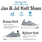 Jan & Jul by Twinklebelle Pale Pink  Xplorer Knit Shoe by Jan & Jul