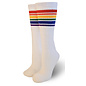 White Rainbow Tube Socks