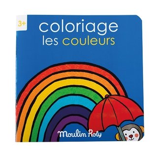 Moulin Roty Les Coleurs Colouring Book by Moulin Roty