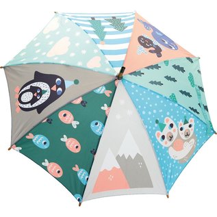 Vilac Iceland Penguin Wooden Handle Umbrella (Made in France)