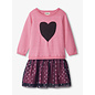 Hatley Glitter Heart Drop Waist Tulle Dress