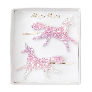 Meri Meri Ombre Glitter Unicorn  Hair Slides