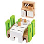 Hape Wooden Dining Room Dollhouse Set by Hape