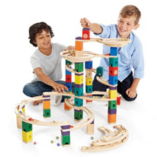 Hape The Ultimate Quadrilla Marble Run Construction by Hape