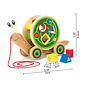 Hape Wooden Walk-Along Snail Shape Sorter and Pull Toy by Hape