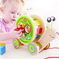 Hape Wooden Walk-Along Snail Shape Sorter and Pull Toy by Hape