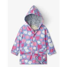 Hatley Stamped Apples Print Rain Coat by Hatley