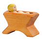 Ostheimer Child in Crib (2 Piece Set) Wooden Figure by Ostheimer