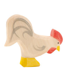 Ostheimer Wooden Animal Figures ~ Hen, Rooster  & Duck ~ by Ostheimer (Sold Individually)