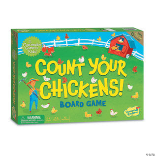 Peacable Kingdom Count your Chickens! Cooperative Board Game