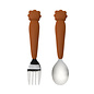 loulou Lollipop Lion Spoon and Fork Set By Loulou Lollipop