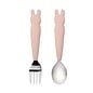 loulou Lollipop Bunny Toddler Spoon and Fork Set By Loulou Lollipop