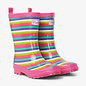 Hatley Rainbow Stripes Shiny Rain Boots By Hatley