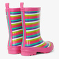 Hatley Rainbow Stripes Shiny Rain Boots By Hatley