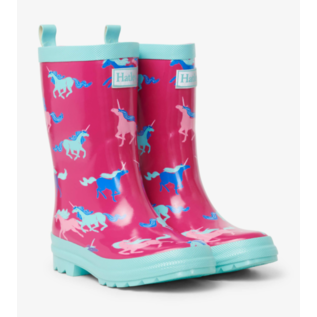 Hatley Frolicking Unicorns Shiny Rain Boots By Hatley