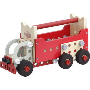 Vilac Wooden Tool Box & Build Toy Set