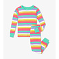 Hatley Rainbow Stripes Organic Cotton PJs by Hatley