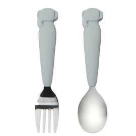 loulou Lollipop Elephant Spoon and Fork Set By Loulou Lollipop