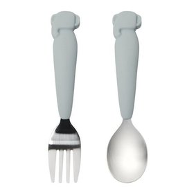 loulou Lollipop Elephant Toddler Spoon and Fork Set By Loulou Lollipop