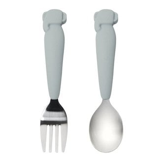 loulou Lollipop Elephant Toddler Spoon and Fork Set By Loulou Lollipop