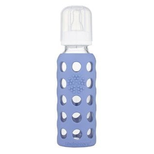 LifeFactory Glass Baby Bottle with Protective Silicone Sleeve by Lifefactory