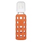 LifeFactory Glass Baby Bottle with Protective Silicone Sleeve by Lifefactory