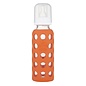 LifeFactory Glass Baby Bottle with Protective Silicone Sleeve by Lifefactory