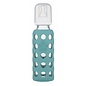 LifeFactory Glass Baby Bottle with Protective Silicone Sleeve by Lifefactory