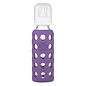 LifeFactory Glass Baby Bottle with Protective Silicone Sleeve by Lifefactory