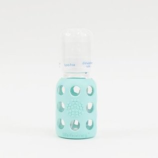 LifeFactory Glass Baby Bottle with Protective Silicone Sleeve by Lifefactory