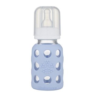 LifeFactory Glass Baby Bottle with Protective Silicone Sleeve by Lifefactory