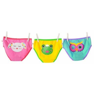 Organic Cotton Girls Underwear 3-Pack by Zoocchini in Victoria BC