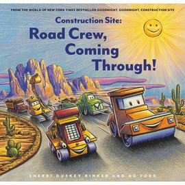 Book Construction Site: Road Crew, Coming Through  Hardcover Book