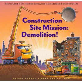 Book Construction Site Mission: Demolition!  Hardcover Book