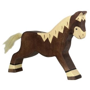 Holztiger Wooden Animal Figures ~ Horses & Ponies ~ by Holztiger