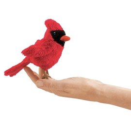 Folkmanis Puppets Mini Cardinal Finger Puppet by Folkmanis