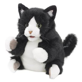 Folkmanis Puppets Tuxedo Kitten Hand Puppet