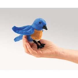 Folkmanis Puppets Mini Blue Bird Finger Puppet by Folkmanis