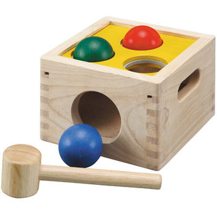 Plan Toys Punch & Drop Wooden Hammer & Ball Toy by Plan Toys