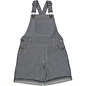 WHEAT KIDS Navy Denim Stripe Overall Shortie By Wheat